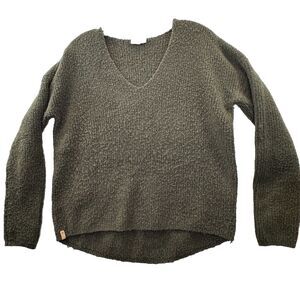 Tentree Recycled Nylon & Wool Blend Sweater Women’s Small Green Sustainable‎ Eco